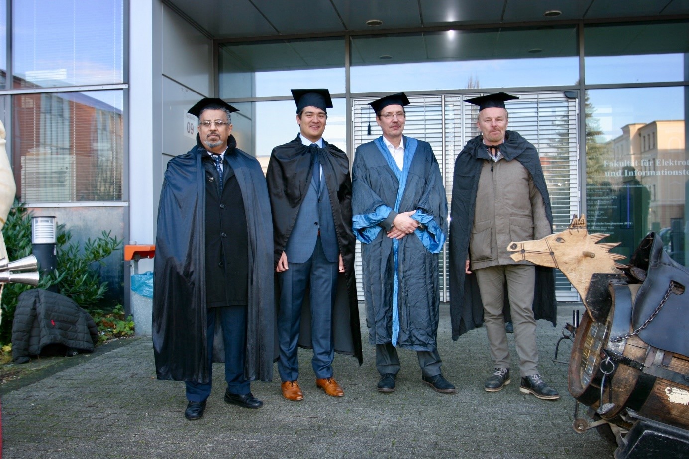 v.l.: apl. Prof. Dr.-Ing. Ayoub Al-Hamadi, Dr. Sebastian von Enzberg, Prof. Dr. rer. nat. Gunther Notni, Prof. Dr. rer. nat. Andreas Wendemuth. v.l.: apl. Prof. Dr.-Ing. Ayoub Al-Hamadi, Dr. Sebastian von Enzberg, Prof. Dr. rer. nat. Gunther Notni, Prof. Dr. rer. nat. Andreas Wendemuth.