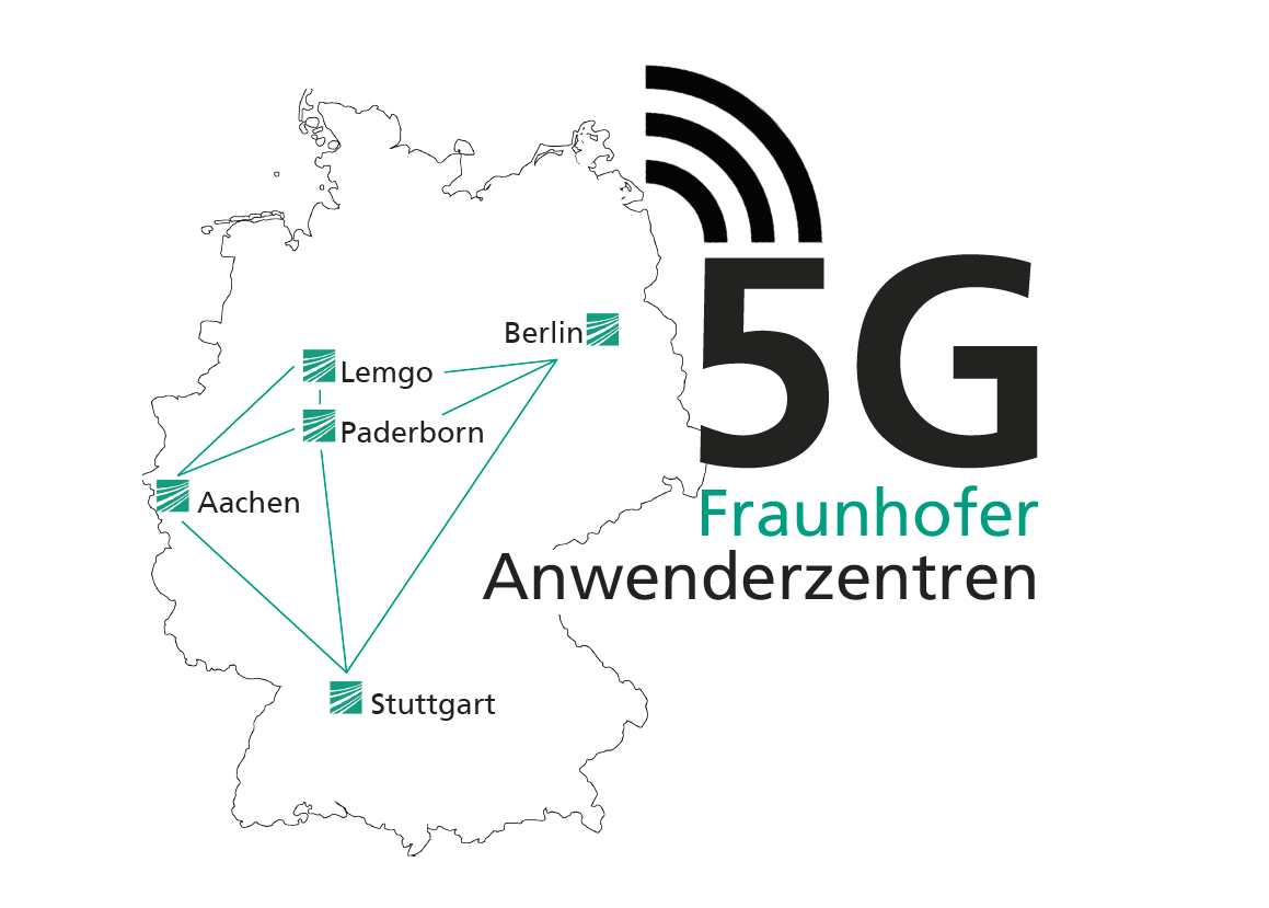 News 5G Anwendungszentren Karte