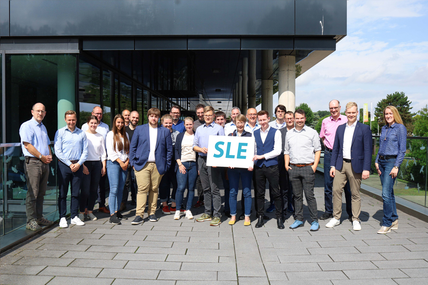 News SLE Kickoff Gruppenbild Gruppenbild vom Projektteam.