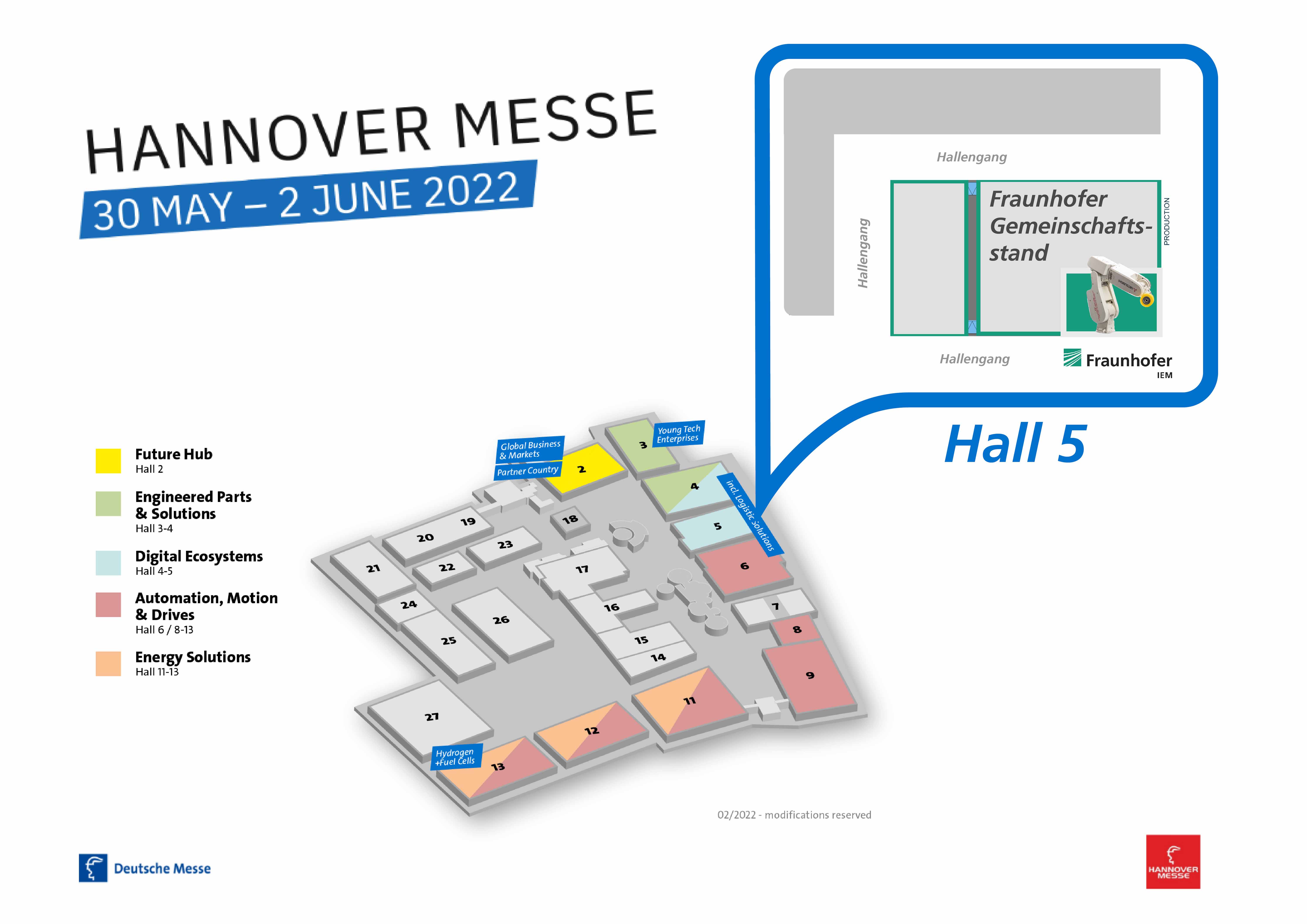 Fokusseite Hannover Messe 2022 Fraunhofer IEM