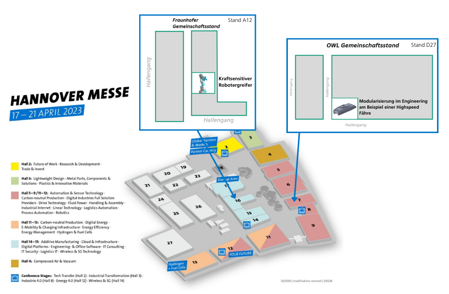 Hannover Messe 2023 Standplan
