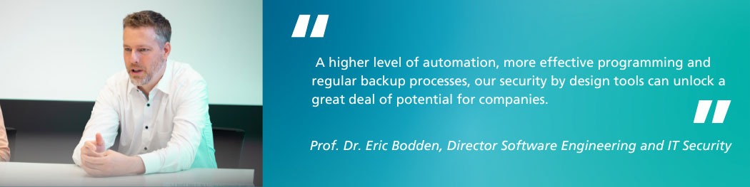 Zitat Prof. Dr. Eric Bodden