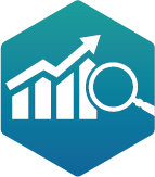 Icon illustrating Industrial Data Analytics.